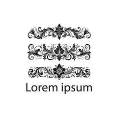 Elegant Floral Border Design
Vintage Ornamental Dividers