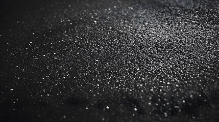 Obraz premium Abstract Black Surface with Glistening White Specks