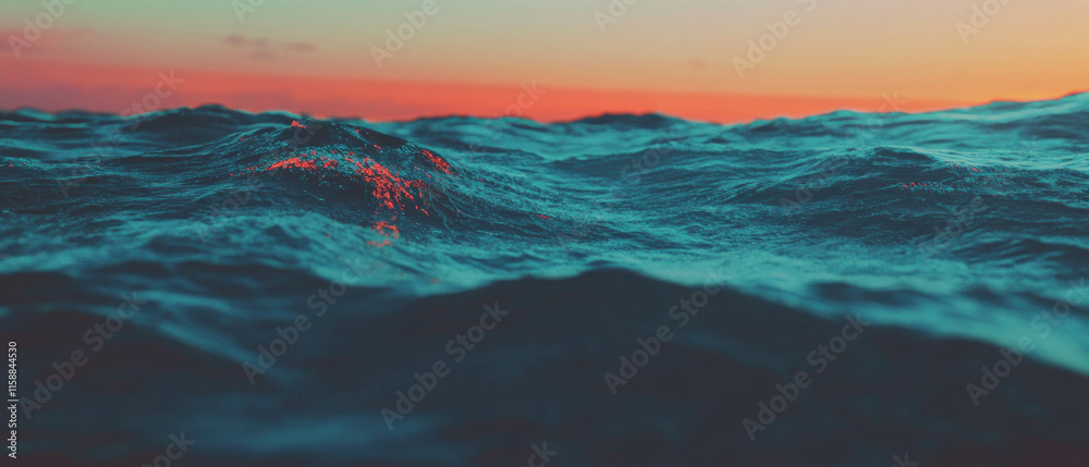 Poster background overlay of sun rays texture with vibrant colors in a serene landscape