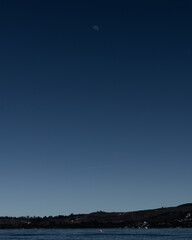 moon over the lake