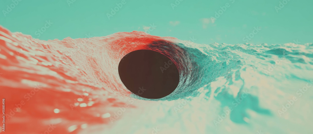 Poster swirling watercolor textures create an immersive abstract background experience