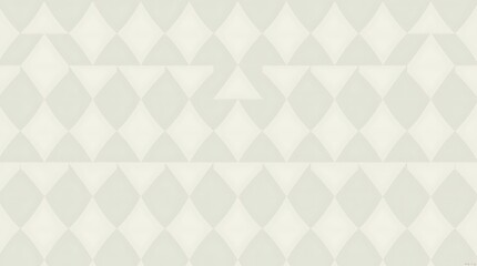 Subtle Diamond Pattern: Elegant and understated, this seamless pattern features a delicate array of pale grey diamonds on a creamy white background, ideal for subtle sophistication in design projects.