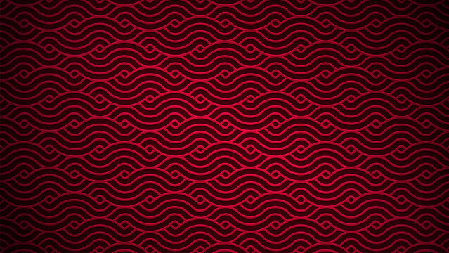 Chinese and Japanese pattern background in brown color. vector eps design. Chinese traditional oriental ornament background, red pattern seamless
