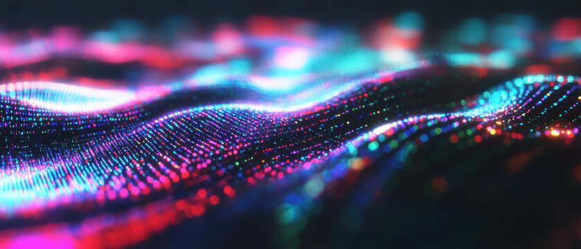 Mystical starry night sky texture with vibrant cinematic patterns and colors