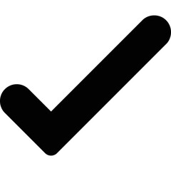 Simple vector icon check mark