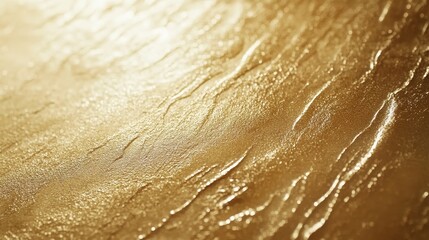 Obraz premium golden texture, gold abstract background, metallic surface pattern, shiny gold waves, luxury golden design