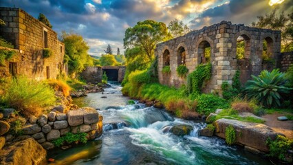 Explore ancient waterways and mysterious ruins in the Golan Heights, alongside the Jordan River.
