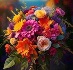 화려하고 수수한 꽃다발(1)