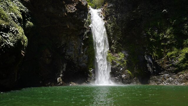 waterfall in the jungle
