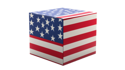 Isolated Voting Ballot Box Image for Website Design