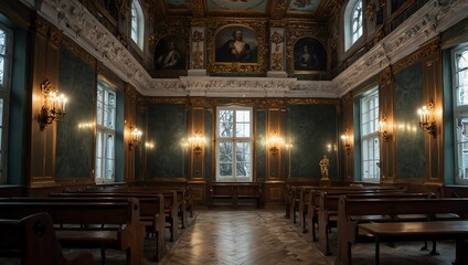 Obraz premium interior of church