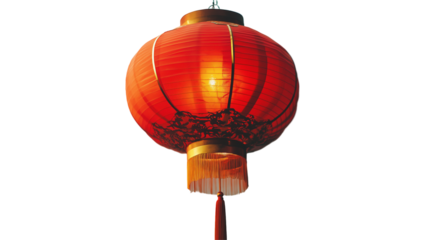 Chinese Red Lantern Festive Decoration Image 