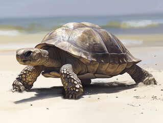 turtle on the beach