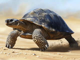 Obraz premium turtle on the beach