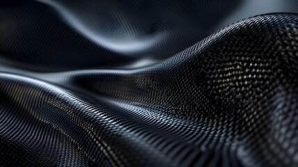 Naklejka premium Abstract Dark Woven Fabric Texture Pattern