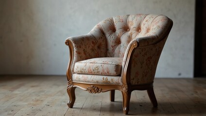 old chair in the room