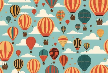 seamless background with balloons
