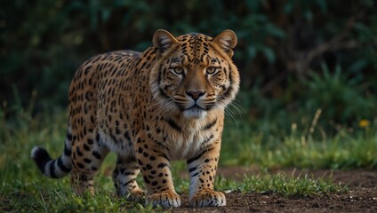 portrait of a leopard