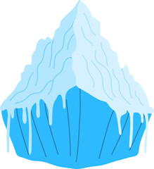 Melting iceberg
