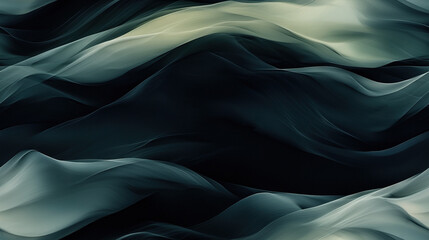 Fototapeta premium Black and white abstract art featuring a central white object surrounded by intricate patterns