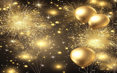 Obraz premium Happy new year 2025 background