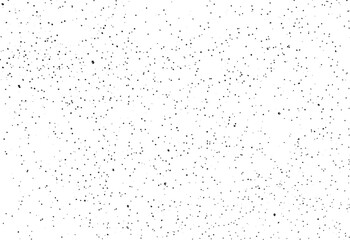 Dark grainy texture on white background. Dust overlay textured. Grain noise particles. White wall texture noise and overlay pattern terrazzo flooring texture. 