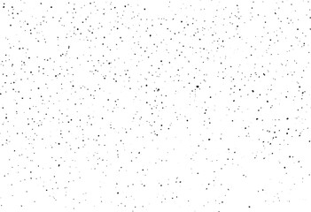 White wall texture noise and overlay pattern terrazzo flooring texture. Dark grainy texture on white background. Dust overlay textured. Grain noise particles.