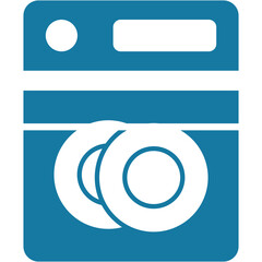 Dishwasher, kitchen, plan icon