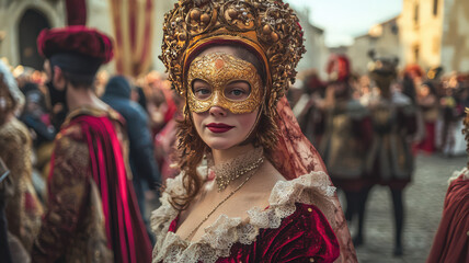 Obraz premium Traditional European Carnival