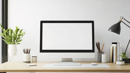 Fototapeta premium Blank full puzzle mockup with a white background, perfect for showcasing custom puzzle designs, artwork, or promotional concepts with clear and clean space for personalization.