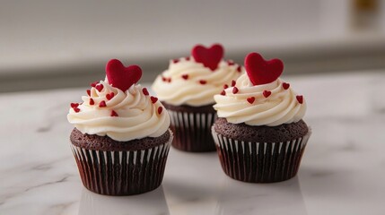 Valentine's Day cupcakes for couples