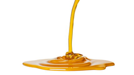 Mechanic pouring motor oil lubricant during car maintenance