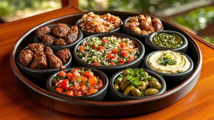 Obraz premium Mediterranean Mezze Platter.