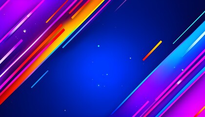 Abstract background with vibrant colorful lines