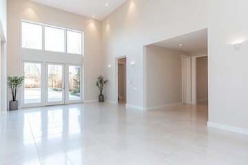Fototapeta premium Modern apartment entry. Generative AI
