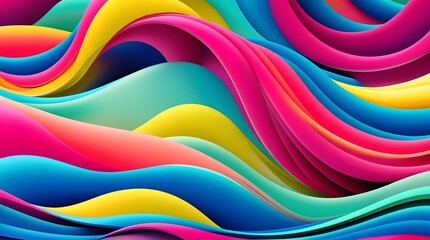 A colorful wavy background