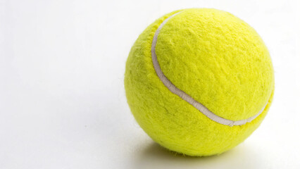 tennis ball isolated on white background