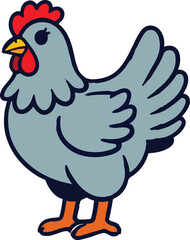 cartoon chicken cartoon
