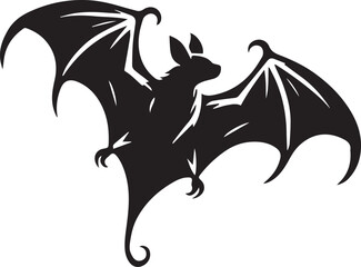 Bat with wings