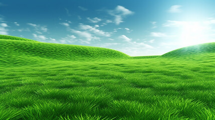 Obraz premium green field