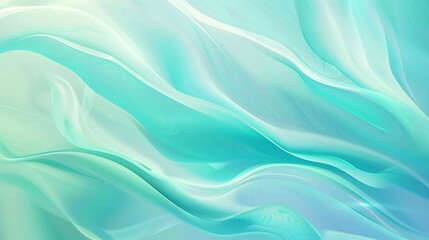 Naklejka premium Vibrant Sky Blue and Light Blue Green Abstract Vector Neon Blur