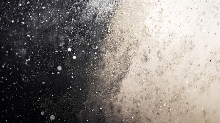 Obraz premium Water splashes create dynamic patterns against a dark and light background in an artistic display of motion