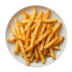 A Delicious Pile of Golden French Fries