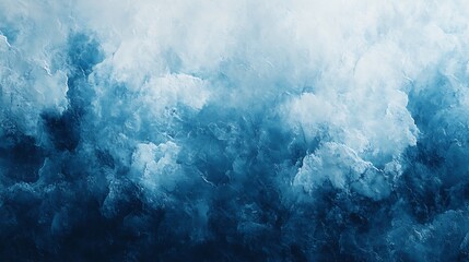 Obraz premium Dynamic ocean waves coastal shoreline nature background scenic view