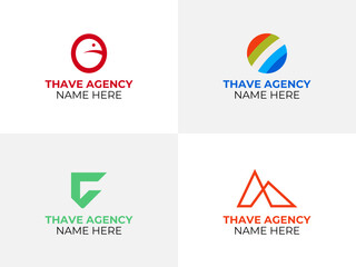 Latter Mark Logo design For Travel Agency Name, Icon Design