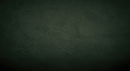 Dark green colored low contrast concrete textured background with roughness and irregularities. Urban modern design. Home decoration.