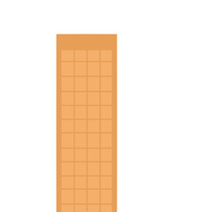 Pixel Art of a Tall Building