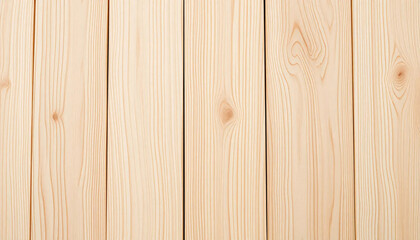Fototapeta premium Vertical Light Wood Planks with Uniform Texture and Smooth Surface
