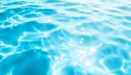 Obraz premium blue water surface