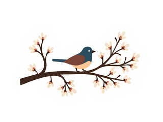 Fototapeta premium birds on a branch